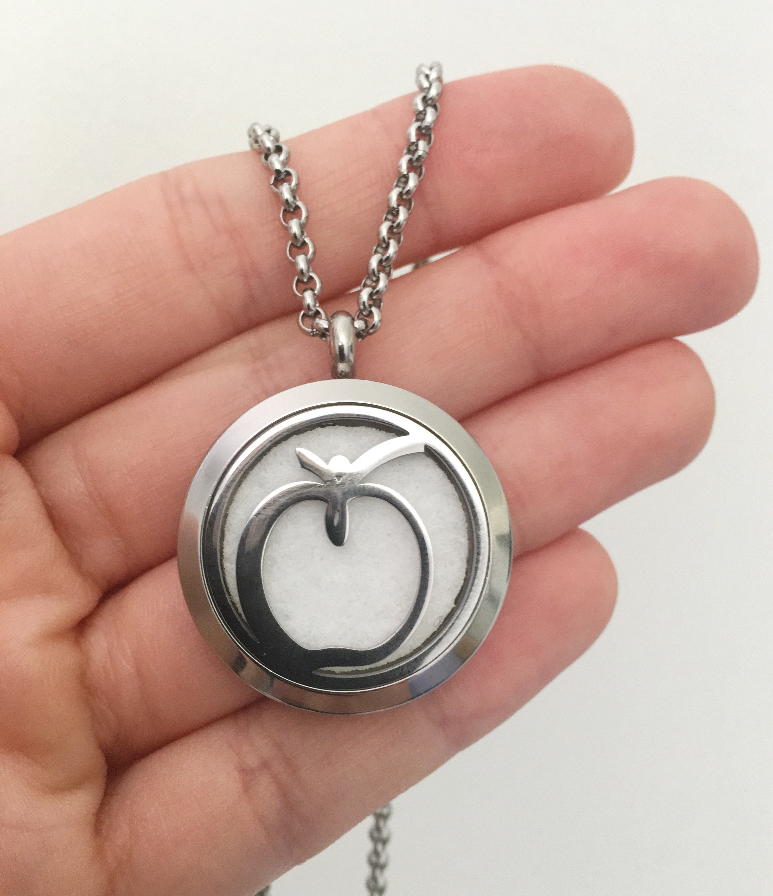 Victory in HealingStrong™ Stainless Steel Diffuser Necklace