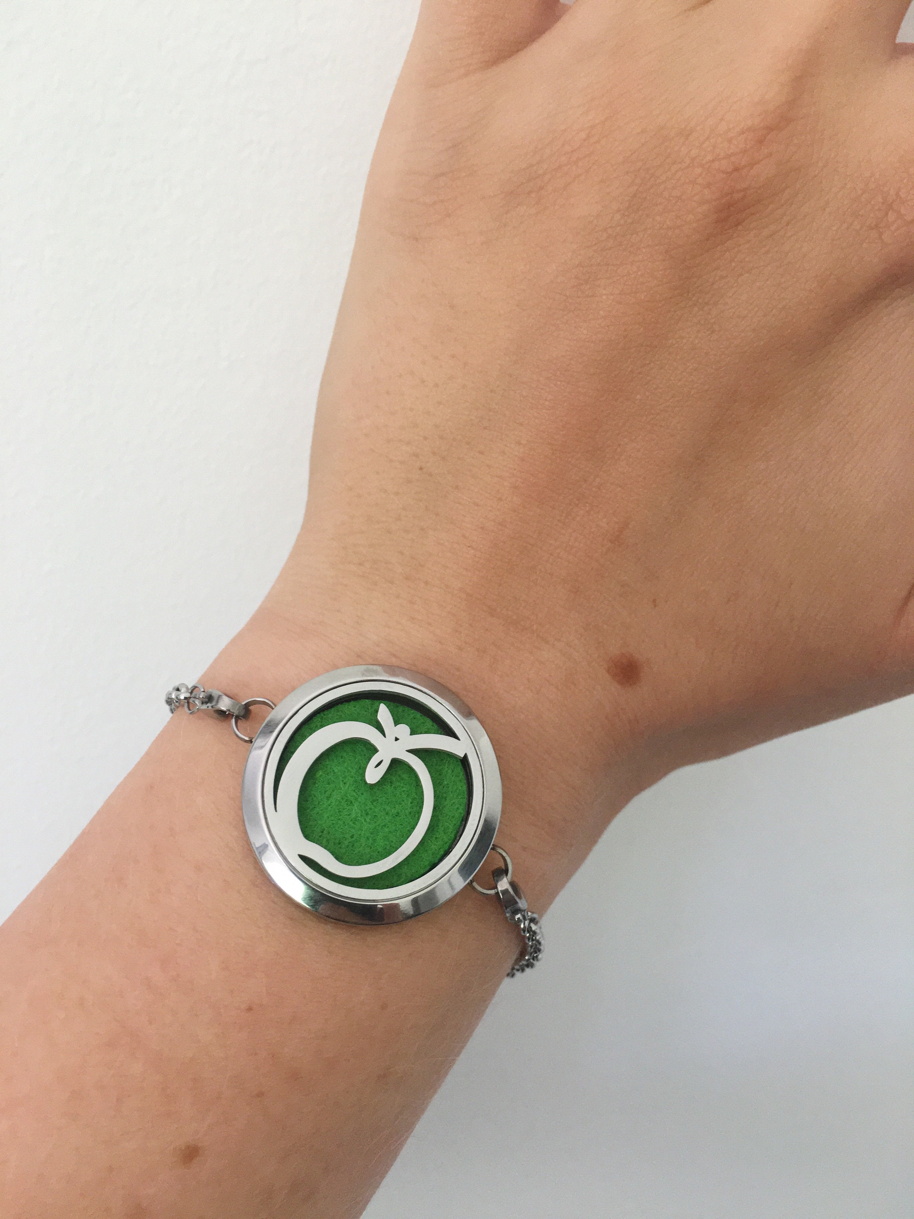 Victory in HealingStrong™ Stainless Steel Diffuser Bracelet