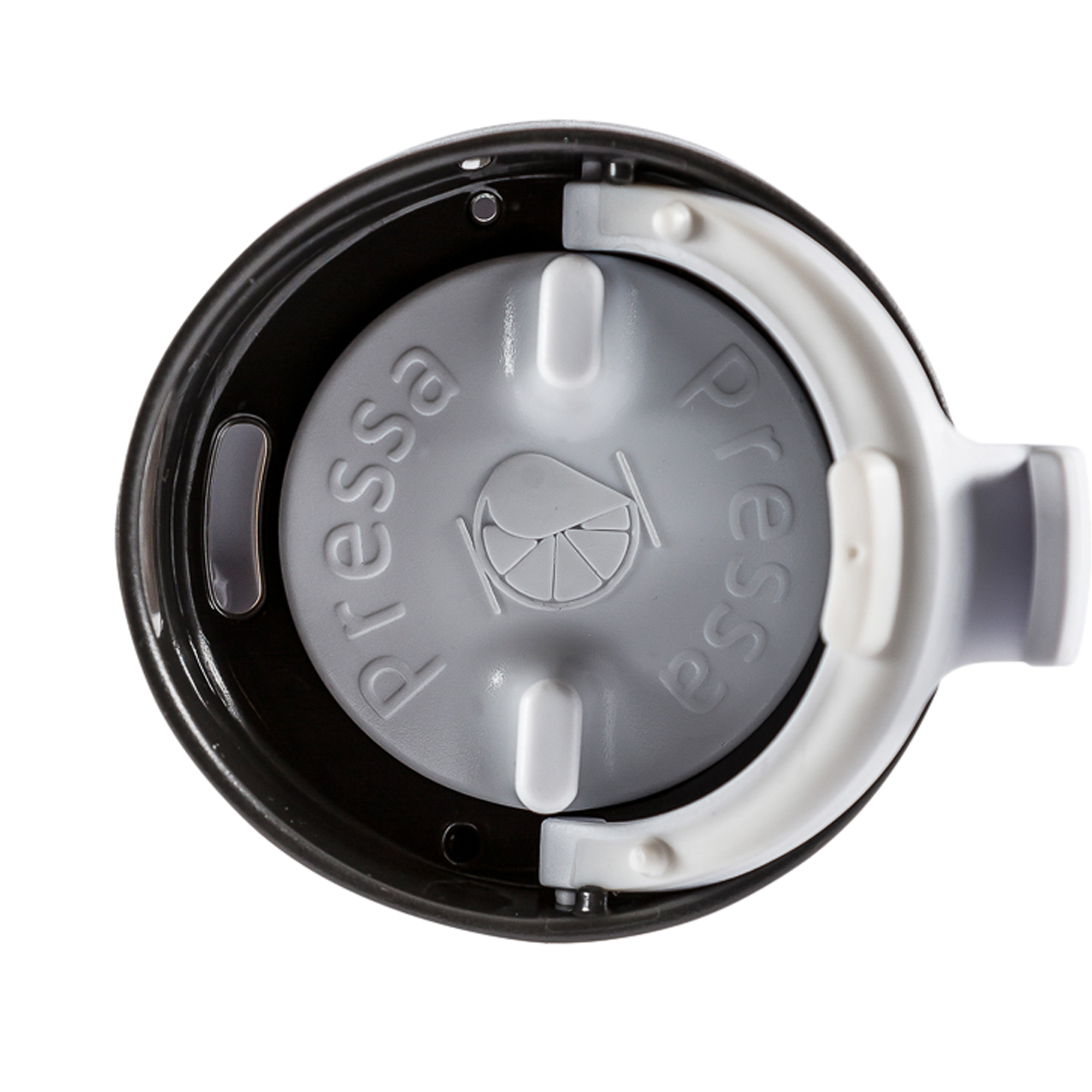 Pressa Bottle - Charcoal (Includes Bonus eBook "25 Fruit Infusion Water Recipes", a $7 value)