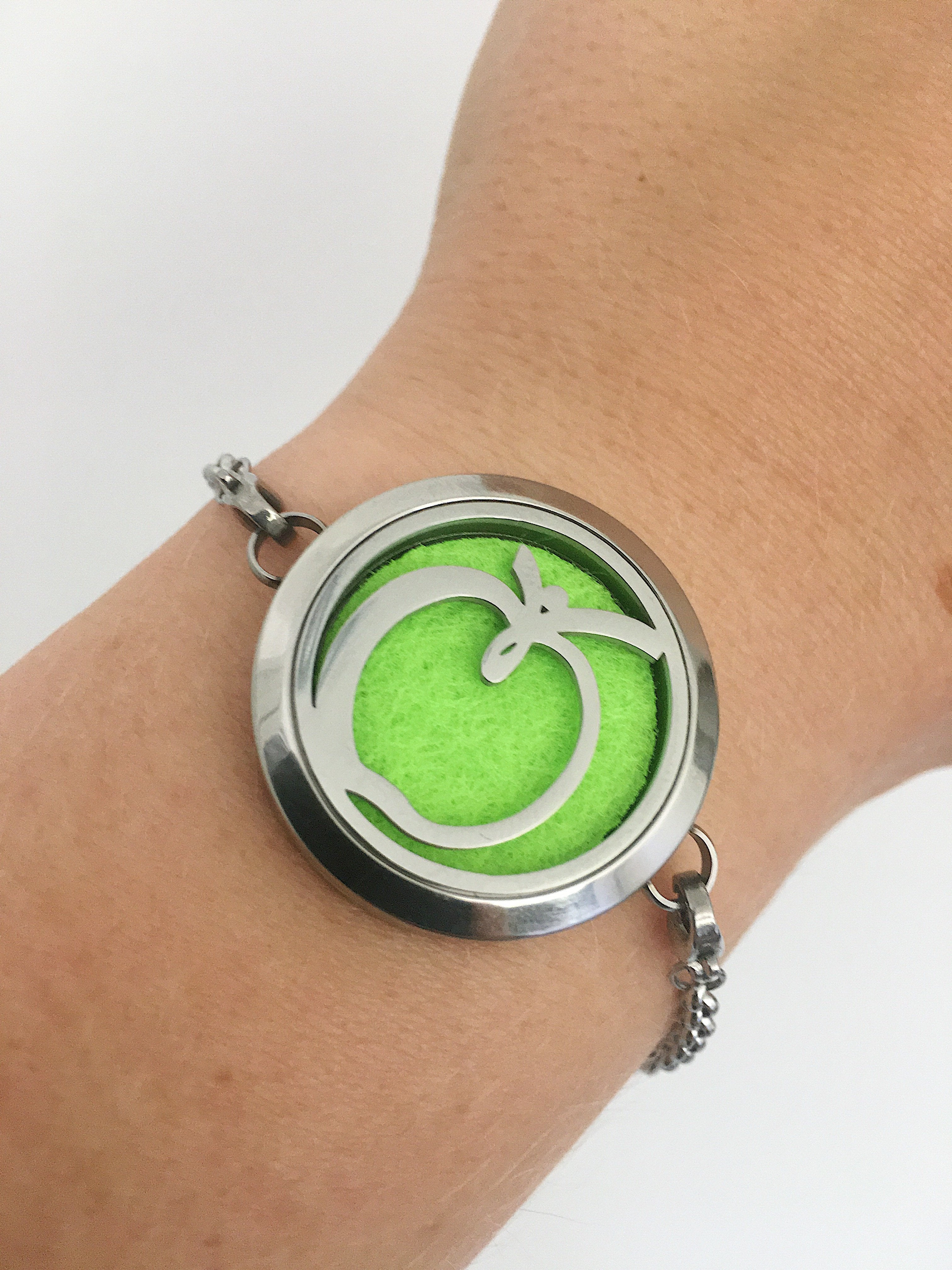 Victory in HealingStrong™ Stainless Steel Diffuser Bracelet