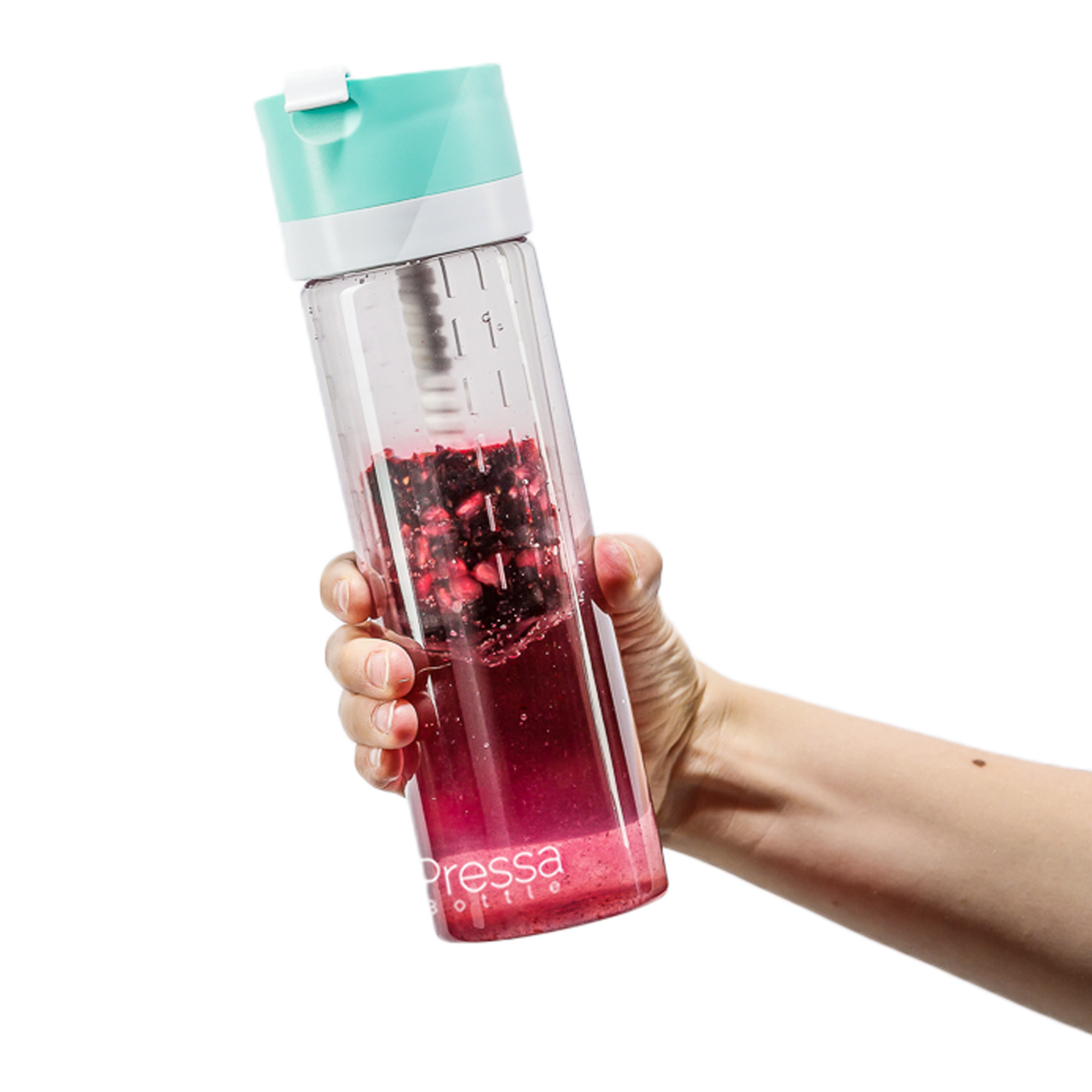 Pressa Bottle - Seafoam (Includes Bonus eBook "25 Fruit Infusion Water Recipes", a $7 value)