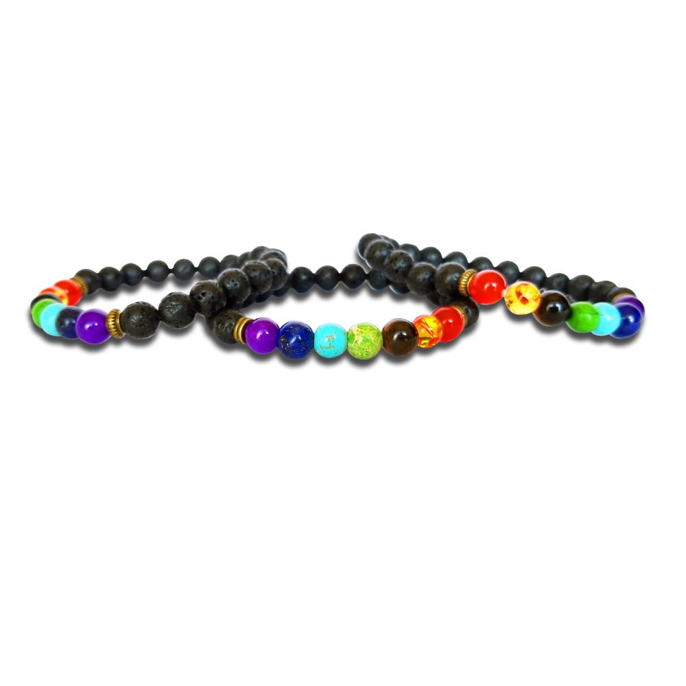 3 Chakra Lava Stone Diffuser Bracelets