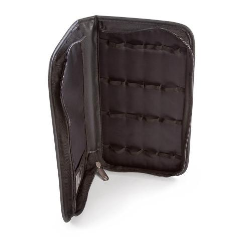 16 Bottle Essential Oil Portfolio. Zippered, Hard Side Case