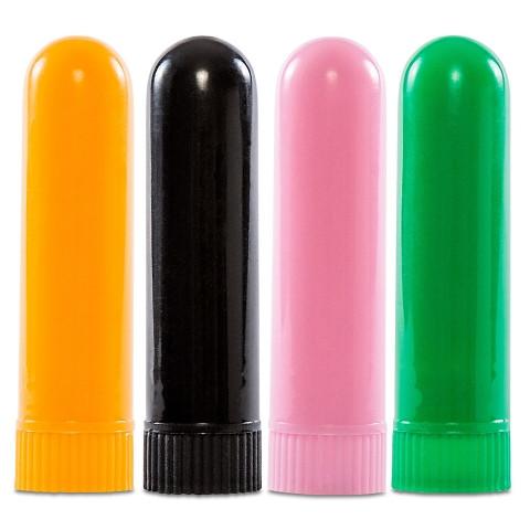 Personal, Portable Aromatherapy Inhaler (8 Multi-Color Pack)