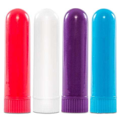 Personal, Portable Aromatherapy Inhaler (8 Multi-Color Pack)