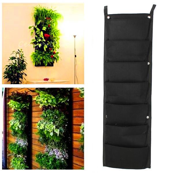 7-Pocket Felt Vertical Garden