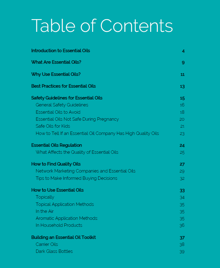 The Ultimate Beginner's Guide to Essential Oils for Home, Health, and Healing eBOOK