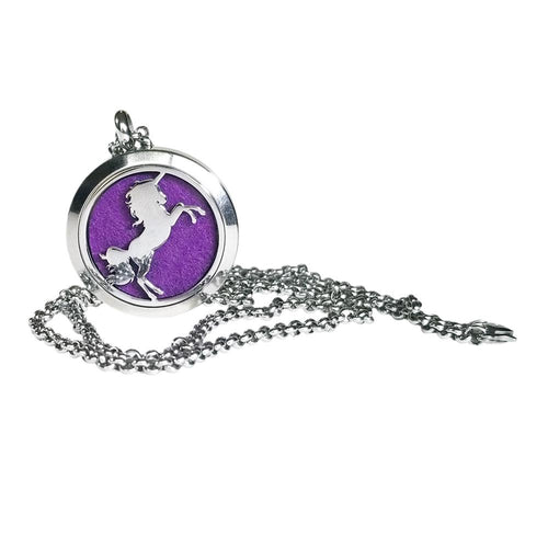 Stainless Steel Unicorn Essential Oil Necklace