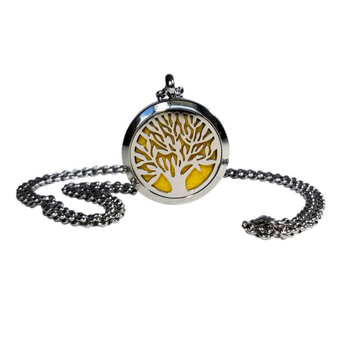 1 Stainless Steel Tree of Life Essential Oil Necklace